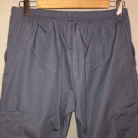 Scrubstar XS Gray Cotton Blend Scrub Pants - Picture 9 of 12
